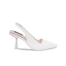 Sherrif Shoes Pointed Toe Backstrap Pumps image 4
