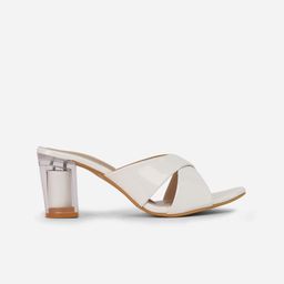 Retro Walk Open Toe Block Heels image 4