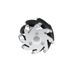 60mm Aluminum Bushing Mecanum Wheels Omnidirectional Robot Wheels For DIY Robotics Platforms, Pack Of 4 - RS698860mm Aluminum Bushing Mecanum Wheels Omnidirectional Robot Wheels For DIY Robotics Platforms, Pack Of 4 - RS6988 image 3