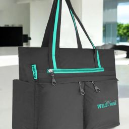 Women Grey, Blue Shoulder Bag - Extra Spacious-image-130