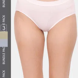 Amour Secret Women Pack Of 3 Anti-Bacterial Hipster Briefs-image-97