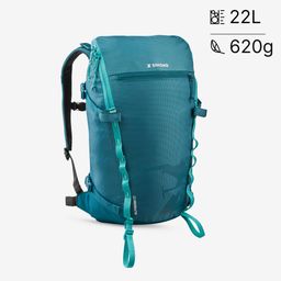 Mountaineering backpack 22 litres - MOUNTAINEERING 22 green blue-image-25
