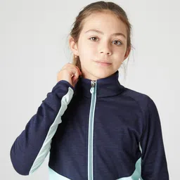 decathlon Kids' Breathable Tracksuit S500 - Navy & Green-picture-28