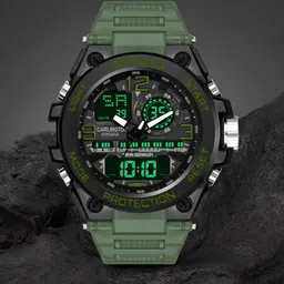 CARLINGTON Men Analogue And Digital Watch CT 3377 Green-25