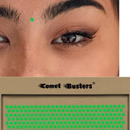 Comet Busters Traditional Designer Bindis - Green image 3