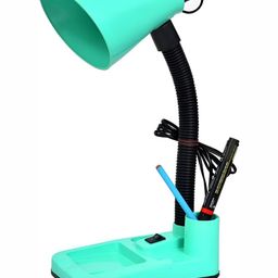 SPARK WORLD Green & Black Metal Contemporary Abstract Shaped Table Lamp image 3