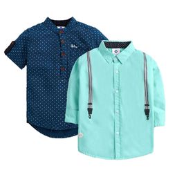 TONYBOY Boys Multicoloured Premium Printed Casual Shirt-image-65
