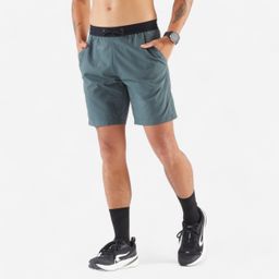 Men's Running Shorts Run 500- Smoked Green-5