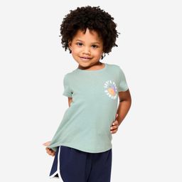 Kid's Multisports Cotton T-Shirt 100 - Frozen Green-picture-7