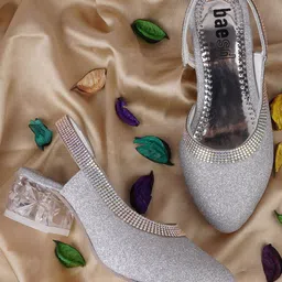 BAESD Girls Party Block Peep Toes-image-51