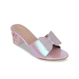 Shezone Embellished Block Heels image 5