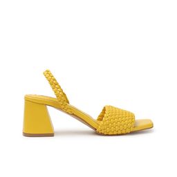 ELLE Textured Square Toe Block Heels image 5