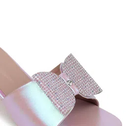 Shezone Embellished Block Heels image 2