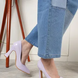 CORSICA Pointed Toe Party Block Pumps image 1