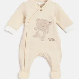 Chicco Unisex Kids Embroidered Front Opening Sleepsuit-image-72