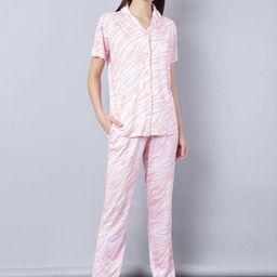 Aila Abstract Printed Night suit-picture-7