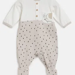 Chicco Infant Kids Polka Dots Printed Sleepsuit-image-31