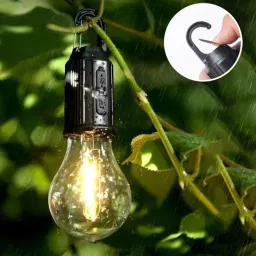 Hook Design Rechargeable Camping Bulb for Hiking Household Tents & Trees 4 hrs Bulb Emergency Light-image-22