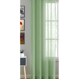 HOMEMONDE Green Sheer Cotton Door Curtain-53