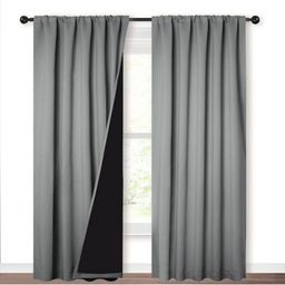 BFAM Grey Black Out Window Curtain-image-79