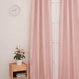 Ariana Pink Room Darkening Long Door Curtain-picture-27