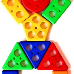 arizon Geometric Shapes Sorting Toy |Intellectual Geometric Blocks & Learning Toy(25PC) image 2