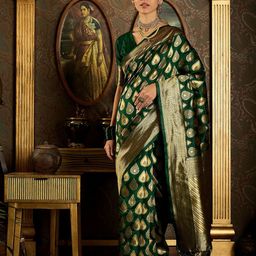 Dori Woven Design Zari Silk Blend Kanjeevaram Saree-picture-25
