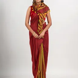Angoshobha Striped Pure Cotton Saree-picture-53