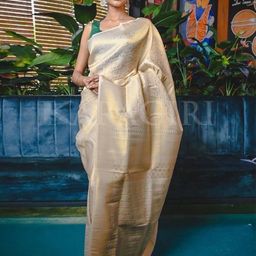 ZIBLON Woven Design Zari Banarasi Saree-image-25