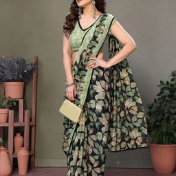 KALINI Printed Pure Georgette Saree-24