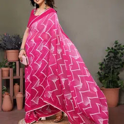 KALINI Printed Pure Georgette Saree-44