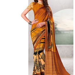Kasak Ethnic Motifs Pure Crepe Saree-picture-33