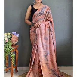 Mitera Tie and Dye Pure Chiffon Ready to Wear Saree-image-61