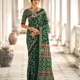 Munir Ethnic Motifs Pure Cotton Saree-image-39
