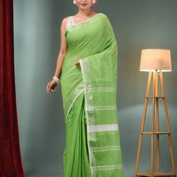 Charukriti Saree With Zari Border-image-5