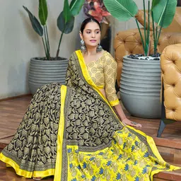 Anouk Women Ethnic Motifs Pure Cotton Saree-image-46