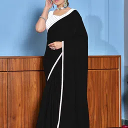 Anouk Embroidered Pure Cotton Saree-image-62