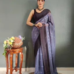 Mitera Ethnic Motifs Woven Design Ready to Wear Saree-picture-28
