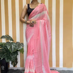 Mitera Tie and Dye Pure Chiffon Ready to Wear Saree-image-94
