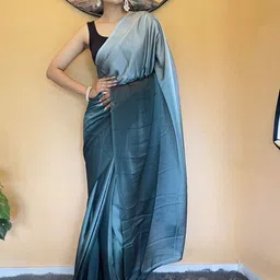 Mitera Ombre Pure Chiffon Ready to Wear Saree-image-69