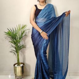 Mitera Ombre Pure Chiffon Ready to Wear Saree-image-56