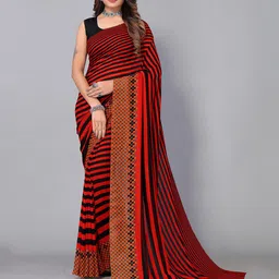 KALINI Striped Printed Saree-picture-19