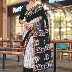 Anouk Ethnic Motifs Zari Pure Cotton Saree-picture-39