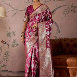 Dori Woven Design Zari Banarasi Saree-image-96