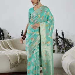 Dori Woven Design Zari Banarasi Saree-picture-20