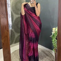 Mitera Striped Pure Crepe Ready to Wear Saree-image-64