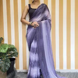 Mitera Striped Pure Chiffon Ready to Wear Jamdani Saree-image-36