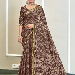Anouk Pure Cotton Saree-image-50