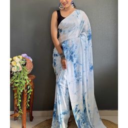 Mitera Tie and Dye Pure Chiffon Ready to Wear Saree-image-63