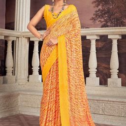Reboot Fashions Printed Pure Chiffon Saree-picture-18